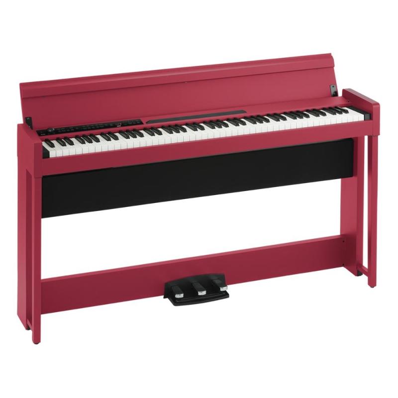 KORG コルグ 電子ピアノ 88鍵盤 C1 Air RD レッド 赤 日本製 温かみを感じる木製 純正ヘッドフォンとペダルが付属Bluetoothオーディオに対応。C1 Airを迫力のあるスピーカーとして使用可能。グランド・ピアノのタッチを再現した、ウェイテッド・ハンマー・アクション鍵盤採用。ハーフ・ペダルにも対応、3本ペダルを標準装備。アコースティック・ピアノを中心に、高品位な30種類のサウンドを内蔵。信頼の日本製。プレミアム・ジャパン・クオリティ。複数店舗にて販売をしておりますため、在庫データの更新が間に合わず、欠品にも関わらず、注文ができる場合がございます。その際は、キャンセルにて対応を取らせていただきます。当店はお電話のお問い合わせはお受けしておりませんので、ご了承ください。お問い合わせは、問い合わせフォームにてお願いをいたします。