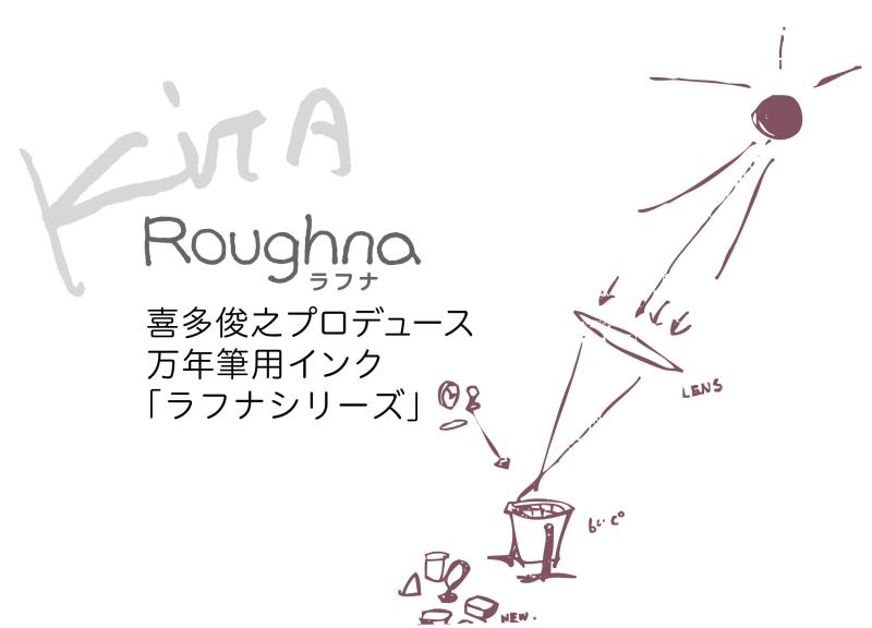 ナカバヤシ(Nakabayashi) TACCIA 万年筆用インク(水性染料) 喜多俊之/ラフナインク 40ml アースブルー TFPI-WD43-4 omichi-store-10493651 シオカゼ商店 サンプル画像2