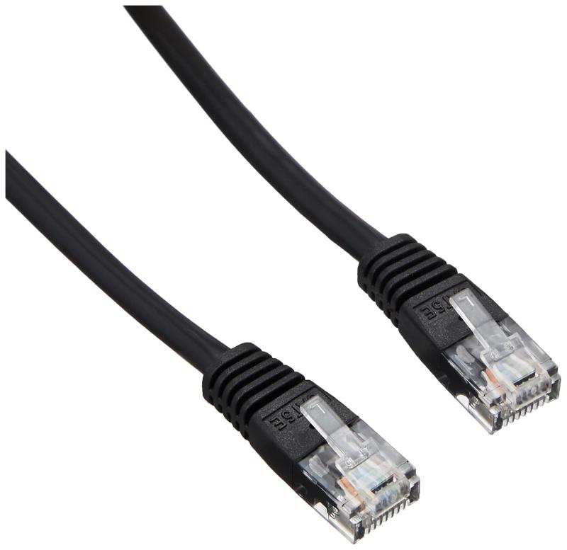 ELECOM LANケーブル CAT5E スタンダードタイプ ヨリ線ストレート 5m ブラック LD-CTN/BK5