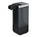 エルパ(ELPA) ハンドソープディスペンサー ミストタイプ ブラック 500mlタンク 自動 防水 最後まで使い切り フタを外して注ぐだけ ESD-09BMS