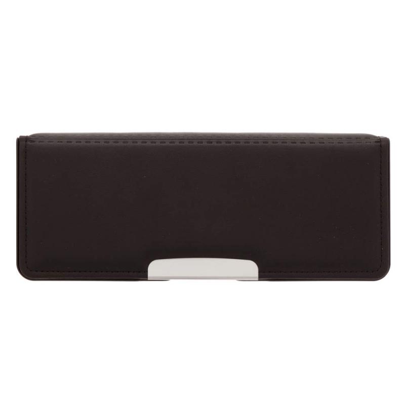 サンスター文具 ペンケース コンパクトふでいれ ヨコピタ ブラック S1313290