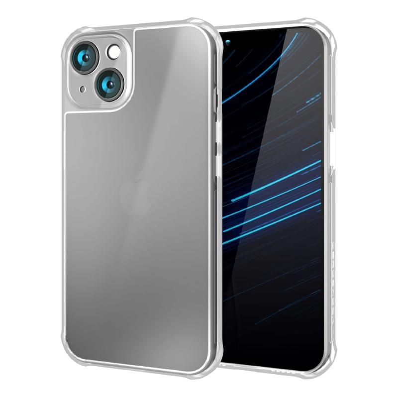 エレコム(ELECOM) 【ガラスフィルム付き】 エレコム iPhone13 用 ケース 耐衝撃 衝撃吸収 ZEROSHOCK 米軍MIL規格取得 黄変防止 レンズ保護 キズ防止 シルキークリア PMWA21BZEROT3CR【ケース+ガラ...