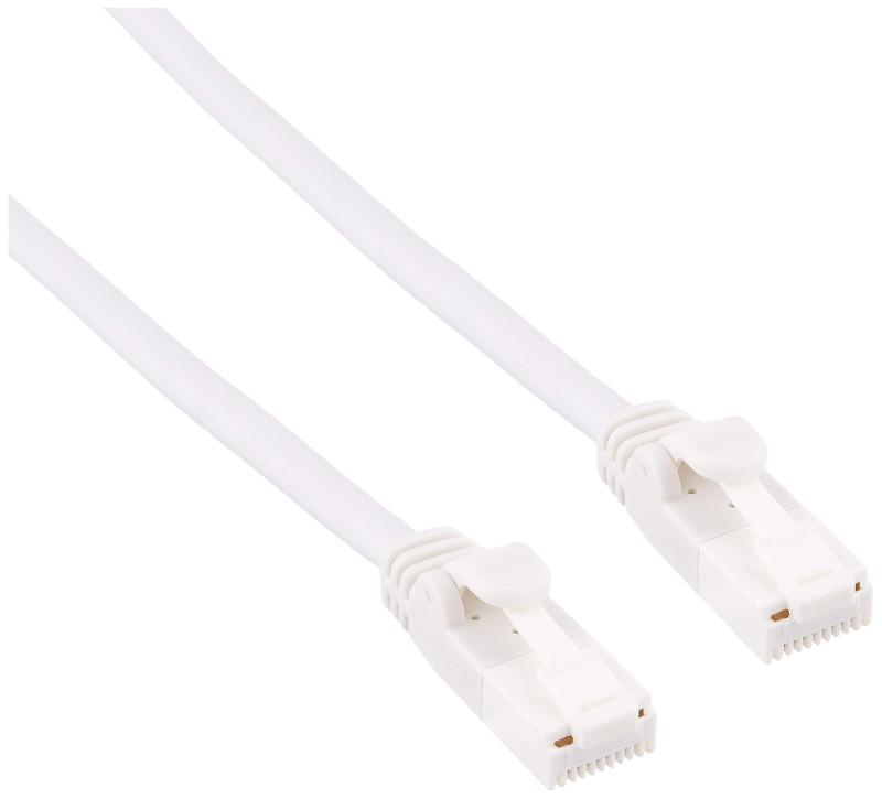 ���쥳�� LAN�����֥� CAT6 0.5m �ĥ᤬�ޤ�ʤ� ���ޤ��ɻߥ��ͥ��� ����������� �ۥ磻�� LD-C6T/WH05