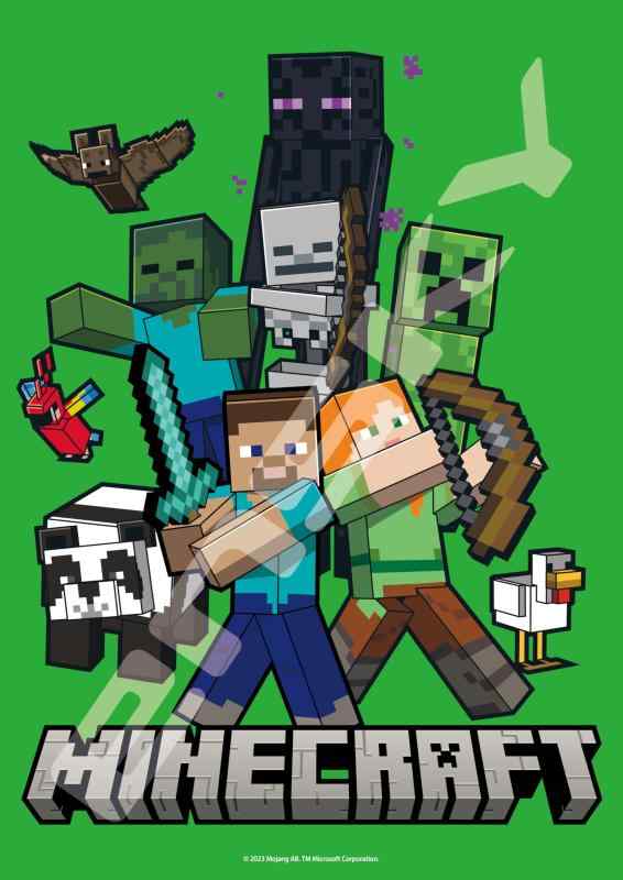 エンスカイ(ENSKY) MINECRAFT Adventure Mode 18.2×25.7cm マインクラフト ジグソーパズル 208ピース JIGSAW PUZZLE 208-123 4才以上(3)