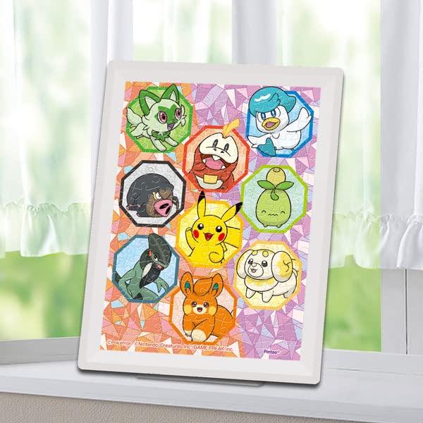エンスカイ(ENSKY) ジグソーパズル まめパズルクリア ポケットモンスター ピカチュウ&amp;パルデア地方のポケモンたち 7.6×10.2cm 150..