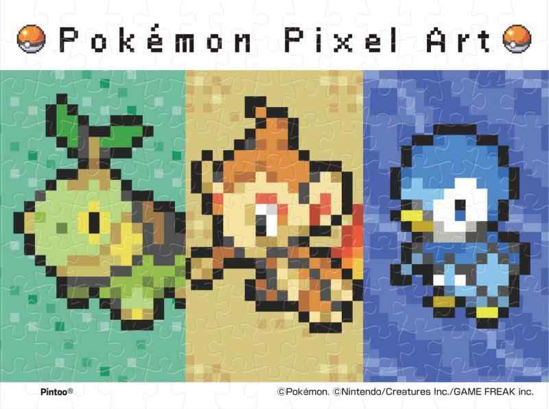 エンスカイ(ENSKY) ポケットモンスター Pokémon Pixel Art(シンオウ) 7.6×10.2cm まめパズル 150ピース ジグソーパズル MA-80