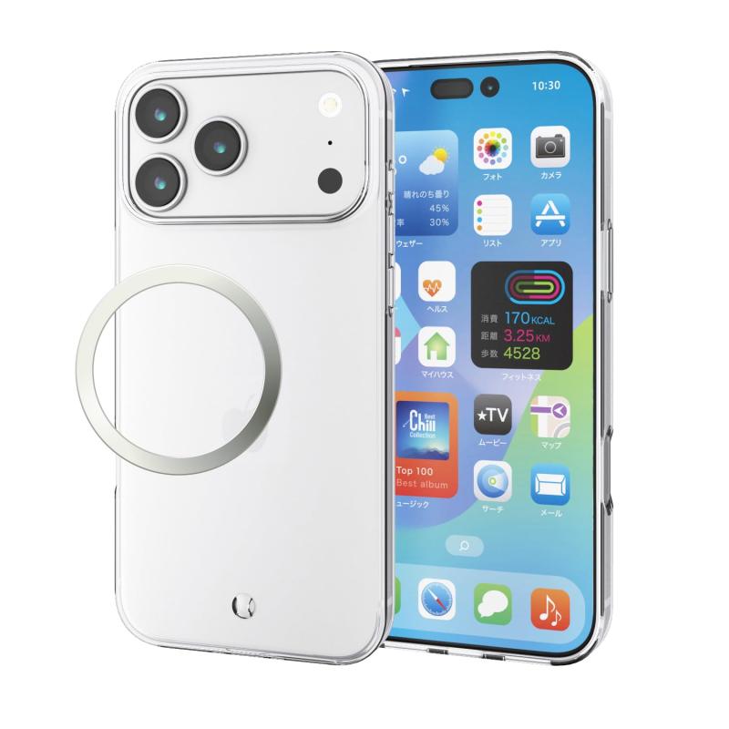 エレコム iPhone 17 Pro Max ケース カバー クリア 薄型 ソフト TPU 耐衝撃 衝撃吸収 ストラップホール付き シンプル メタルステッカー付属 クリア PM-A25DUCTCR強じんな耐久性としなやかな弾力性をあわせ持つ、TPU(熱可塑性ポリウレタン)素材を使用しています。端末のデザインが美しく際立つソフトケースです。シリコン素材より強く耐久性に優れ、プラスチック素材よりしなやかな弾力性を持つTPU(熱可塑性ポリウレタン)素材を使用しています。ケースと端末の貼り付きを防止するため、ケース内側にマイクロドット加工を施しています。機器本体のデザインを損ねず保護力を保つ約1.0mmの薄型設計です。各種コネクターやボタン周りまでケースが覆うので、心配なく使用できます。複数店舗にて販売をしておりますため、在庫データの更新が間に合わず、欠品にも関わらず、注文ができる場合がございます。その際は、キャンセルにて対応を取らせていただきます。当店はお電話のお問い合わせはお受けしておりませんので、ご了承ください。お問い合わせは、問い合わせフォームにてお願いをいたします。
