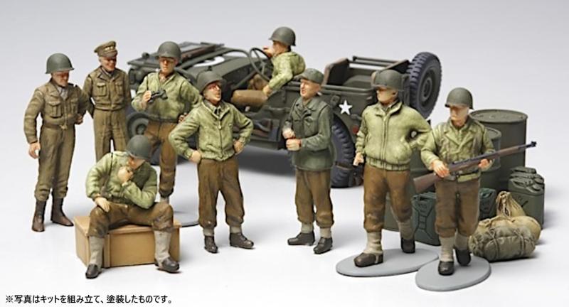 タミヤ 1/48 ミリタリーミニチュアシリーズ No.52 アメリカ陸軍 歩兵 前線休息セッ...