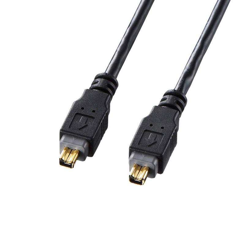 サンワサプライ IEEE1394ケーブル 1m ブラック KE-13DV-1BK【コネクタ】:IEEE1394 4pinコネクタ オス・オス【ケーブル長】:約1m【カラー】:ブラック【対応機種】:(パソコン)IEEE1394ポート(4pin)を持つ機種(周辺機器)IEEE1394ポート(4pin)を持つ機種(AV機器)デジタルビデオカメラ・デジタルカメラなど、DV端子・iLink端子を持つ機種複数店舗にて販売をしておりますため、在庫データの更新が間に合わず、欠品にも関わらず、注文ができる場合がございます。その際は、キャンセルにて対応を取らせていただきます。当店はお電話のお問い合わせはお受けしておりませんので、ご了承ください。お問い合わせは、問い合わせフォームにてお願いをいたします。