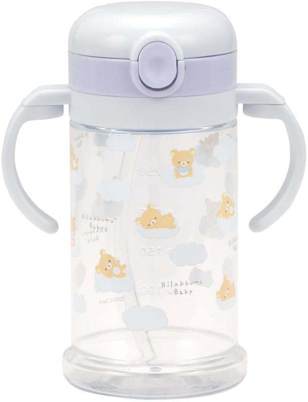 スケーター(Skater) ベビー用 マグカップ リラックマ ベビー 370ml ストロー付き コップ 女の子 KSHW2N-A