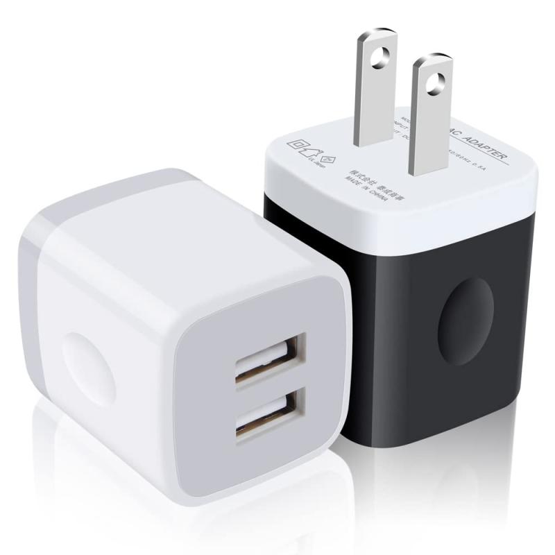 Viviber USB 充電器 【2個セット】2ポート急速充電器 USB コンセント PSE認証 2USBポート コンパクト スマホ充電器 ACアダプター iPhone&amp;Android対応 iPhone/iPod/iPad/iPad Air Xperia/GALAXY/ゲーム機等対応 (ホ家庭用コンセントからスマートフォンやタブレットを充電できるAC充電器です。USBポートを2個搭載しているので、スマホやiPhoneなどのUSB充電に対応した機器を、同時に充電することが可能です(2ポート合計最大2.1A以内)。USBポート出力自動判別機能「Smart USB System」搭載で、機器に合わせた最大出力で急速充電が行えます。【製品仕樣】：入力電圧:AC100V-240V(海外・国内両用)、出力電圧:DC5V、出力電流:最大2.1A(2ポート合計)、重量：30g。【5つの保護機能】：最新なチップ採用され、「過熱保護」「過電圧保護」「過電流保護」機能を搭載。コネクタ部分などの熱が軽減されます。【高い互換性】iPhone12/11/ X/iPhone 8/8 Plus/iPhone 7/7 Plus/iPhone6s/6s Plus/iPhone6/6 plus/iPhone SE/iPod/iPad/iPad Air/Sony Xperia/Google Nexus Tablet/Galaxy Tab/モバイルバッテリー/mp4players/ゲーム装置/デジタルオーディオ用スピーカー/Wifiルータとワイヤレスオーディオレシーバーなどのデバイスと交換性があります。パッケージ内容: ACチャージャー（アダプター）x2 (ブラック、ホワイト)。安心サポート：12ケ月の安心が付き、万が一、問題がございましたらご連絡を頂けると迅速に対応致します。お客様にご満足頂けるよう精一杯頑張ります。複数店舗にて販売をしておりますため、在庫データの更新が間に合わず、欠品にも関わらず、注文ができる場合がございます。その際は、キャンセルにて対応を取らせていただきます。当店はお電話のお問い合わせはお受けしておりませんので、ご了承ください。お問い合わせは、問い合わせフォームにてお願いをいたします。