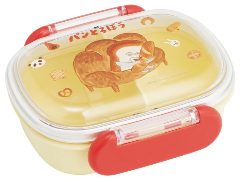 Lunch Boxes - スケーター(Skater) 子供用 お弁当箱 小さめサイズ 1段 270ml ふわっと盛れるドーム型 キッズランチ 抗菌加工 日本製 パンどろぼう QAF1AG