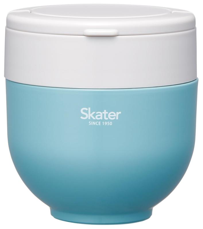 スケーター(Skater) 保温弁当箱 丼ぶり型 540ml 女性用 2段 ランチジャー 折りたたみハンドル付 抗菌 ..