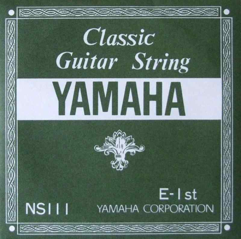 ヤマハ YAMAHA NS111 E-1st 0.72mm クラシックギター用バラ弦 1弦×6本クラシックギター1弦ゲージ：0.72mm複数店舗にて販売をしておりますため、在庫データの更新が間に合わず、欠品にも関わらず、注文ができる場合がございます。その際は、キャンセルにて対応を取らせていただきます。当店はお電話のお問い合わせはお受けしておりませんので、ご了承ください。お問い合わせは、問い合わせフォームにてお願いをいたします。