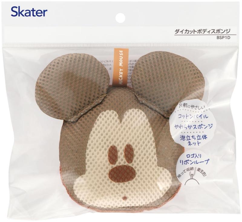 スケーター(Skater) ボディスポンジ ダイカット ディズニー ミッキーマウス BSP1D-A(3.0)