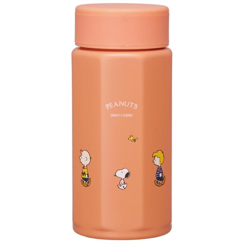 スケーター(Skater) ステンレス マグボトル 350ml 持ちやすい 8角形 保温 保冷 水筒 SNOOPY スヌーピー STO4-A