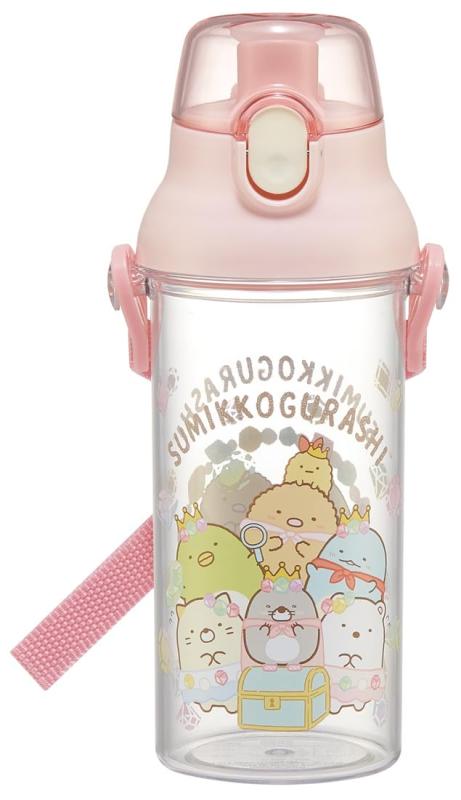 Rakuten - スケーター(Skater) 水筒 480ml すみっコぐらし もぐらのおうち サンリオ プラスチック製 クリアボトル 子供用 日本製 PSB5TR-A