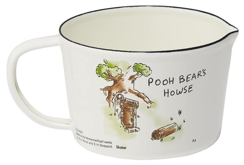 スケーター(Skater) ホーロー メジャーカップ 450ml 計量カップ ディズニー くまのプーさん ENMC5-A