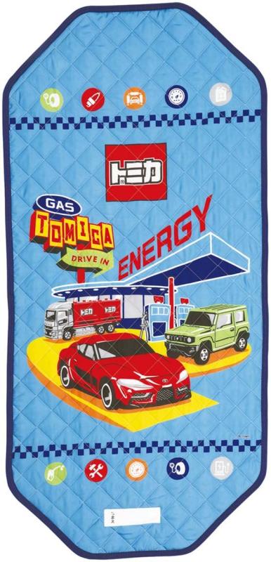 スケーター(Skater) コットカバー M 60×130cm 保育園 お昼寝 簡易ベッドカバー ベッドカバー ベッドシート トミカ BCV2-A