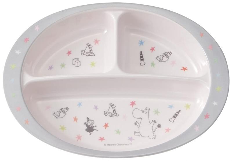 スケーター (skater) 子ども用プレート メラミン ランチプレート皿 ムーミン 星 750ml M370-A