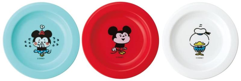 スケーター (skater) 子供用 小皿 15cm 3枚セット ディズニー カナヘイ ミッキーマウス フレンズ 日本..