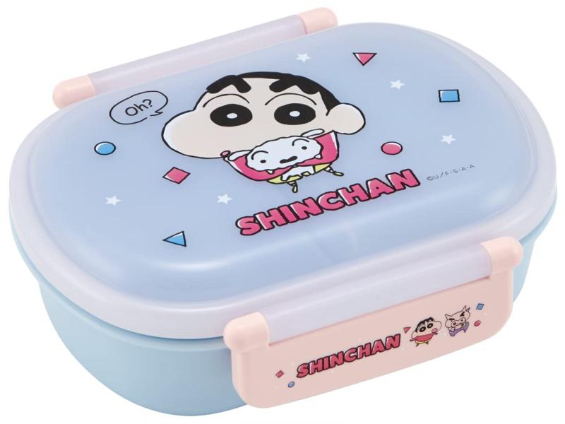 Lunch Boxes - スケーター(Skater) 子供用 お弁当箱 1段 360ml 中子付き(おかず容器)ふわっと盛れるドーム型 キッズランチ 抗菌加工 日本製 クレヨンしんちゃん 23 QAF2BAAG-A