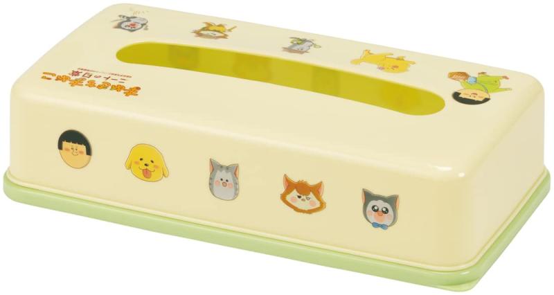 スケーター(Skater) ティッシュペーパーストッカー ソフトパック用 まめきちまめこ TSST0-A [2]
