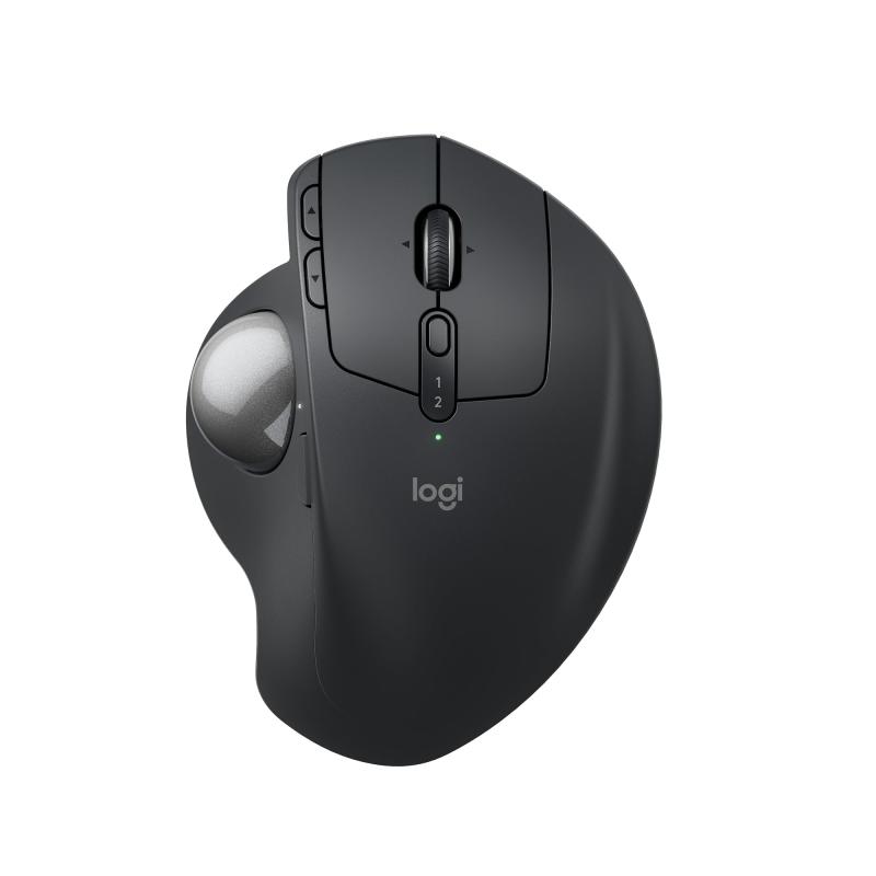 ロジクール 静音 ワイヤレス トラックボール マウス MXTB2d MX ERGO S Bluetooth Logibolt 無線 windows mac iPad OS Chrome Android トラックボールマウス グラファイト Amazon