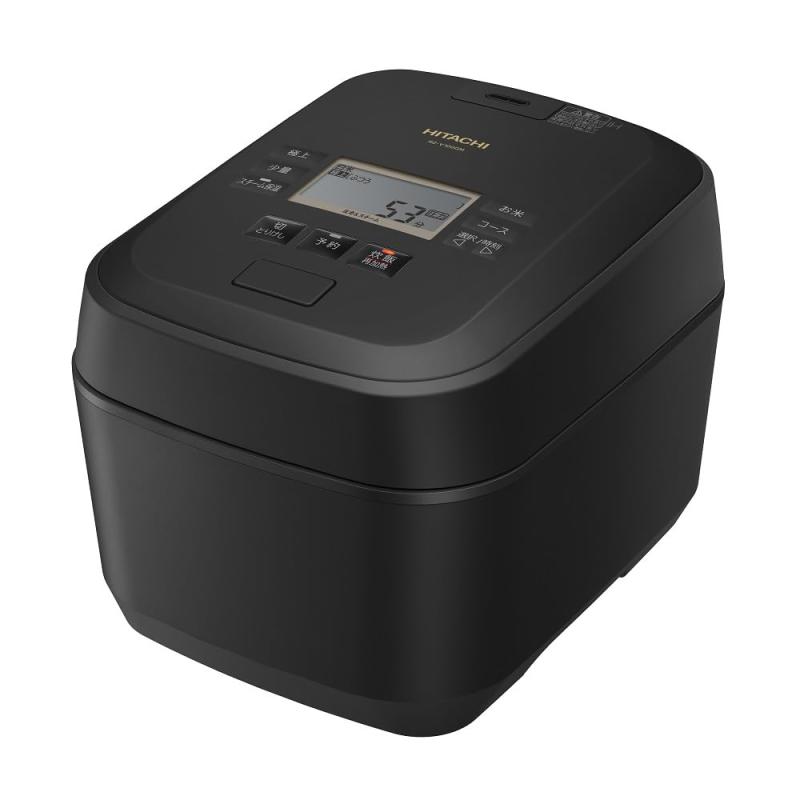 樂天商城 - 日立 炊飯器 5.5合 圧力&スチームIH 蒸気カット RZ-V100GM K フロストブラック 八代目儀兵衛 監修 日本製 大火力 沸騰鉄釜 ふっくら御膳