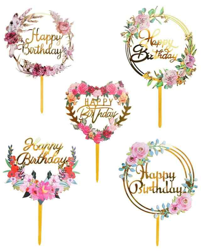 LIKENNY ケーキトッパー 誕生日ケーキ飾り ケーキ挿入カード 花 Happy Birthday パーティー ケーキ装飾用品 お祝い 写真撮影 結婚式 ハッピーバースデー 5点セットケーキトッパー5個セット。ハッピーバースデーケーキ挿入カードは装飾あなたのバースデーケーキやカップケーキのために非常に最適です。これを飾るだけで華やかさが増します。ゴールドの花ケーキトッパーは見栄えが良いです。一連の誕生日パーティーであっても、他の人とは違うケーキを作ることができます。DIYケーキデコレーション、あなたに幸せなパーティーを願っています。結婚式、二次会、パーティー、記念日など とても華やかに可愛らしい雰囲気になります。シンプルなデコレーションを使って、ケーキをより可愛く見せることができます。もし人形と造花などの小物を加えたらもっと可愛らしい雰囲気になりますよ。ナチュラルテイストが好きな方におすすめかと。広く適用可能：あらゆる種類の休日やお祝いでのカップケーキの装飾、フルーツの装飾、ケーキの装飾、およびその他の焼き菓子の装飾。当店は大量の仕入れをサポートしておりますので、必要なお客様はカスタマーサービスに連絡してください。複数店舗にて販売をしておりますため、在庫データの更新が間に合わず、欠品にも関わらず、注文ができる場合がございます。その際は、キャンセルにて対応を取らせていただきます。当店はお電話のお問い合わせはお受けしておりませんので、ご了承ください。お問い合わせは、問い合わせフォームにてお願いをいたします。