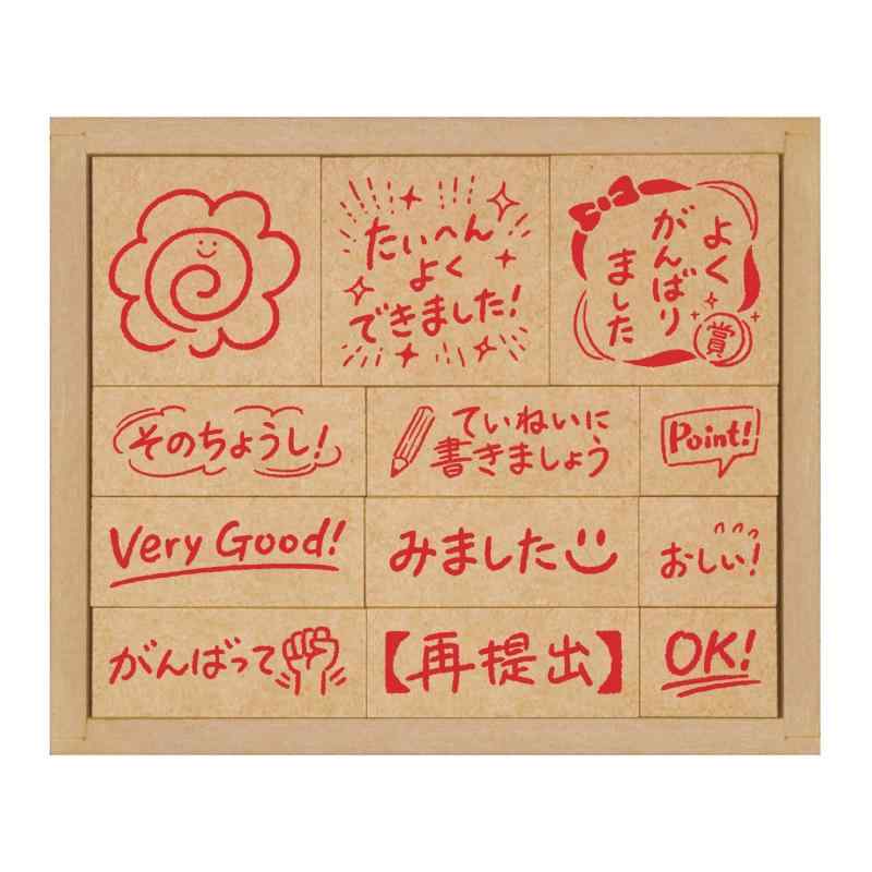 樂天商城 - ビバリー スタンプ あかぺん ごほうびスタンプ SOH-013