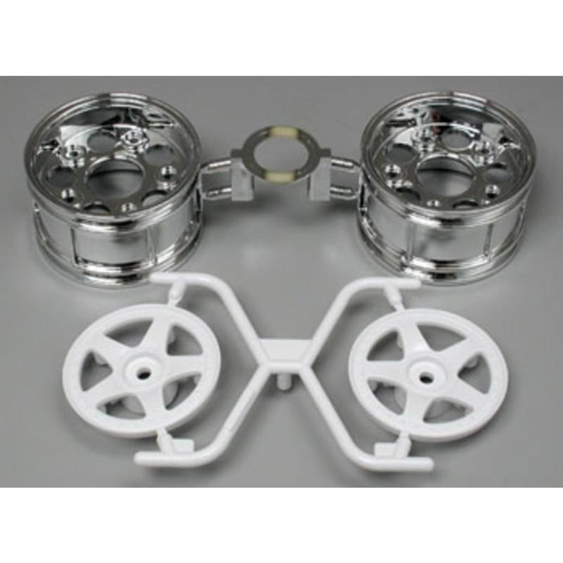 タミヤ R/C SPARE PARTS SP-673 2ピース5本スポークホイールワイド