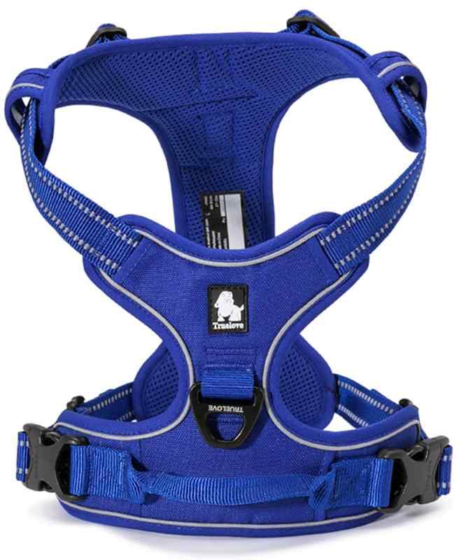 cocomall 犬用ハーネス 犬用胴輪 ドッグ ペット用品 お出かけハーネス 3M反射材料 訓練 ナイロン製 小型犬、中型犬、大型犬に向け 通気性 調節可能 おしゃれ (XS, ライトブルー)3M反射ステッチ：ハーネスはかわいいだけでなく、夜になると反射するので、暗い夜道でも目立ちます。入射した方向に対して集中的に反射するため、ライトに照らされると、遠くからでもよく見えます。高級なオックスフォード素材：愛犬のカラダに触れる部分はすべて上質の生地が覆っています。そのため、肌触りがソフトで、摩擦による痛みはありません。カラダに食い込んで不快感を与えないように、ハーネスの幅が広めに作られています。調節できる、操作簡単：ワンチャンの体系に合わせて調節しておけば簡単着脱バックルはサイズ調整が可能なので微妙な調整もできます。束縛感ないデーザイン：ハーネスの裏側は柔らかい素材で、生地も厚めなので、散歩中わんちゃんの体への負担を軽減できます。犬用ハーネスは、引っ張っても圧力が体全体に分散されます。安定感が増すので、バランスよく歩けるようになり、心地好くお散歩できます。アルミニウム素材のDカン、背中部分にハンドルが付き、車載功能：耐衝撃性に優れたアルミニウムDカンの留め具は高い引張り強さ、耐腐食性と硬度がある。それに、背中部分にハンドルがついたハーネスです。ハンドルがあると色々な場面で とっても便利。持つことで、車内でベルトと繋がって愛犬の飛び出しなども防ぐことができます。複数店舗にて販売をしておりますため、在庫データの更新が間に合わず、欠品にも関わらず、注文ができる場合がございます。その際は、キャンセルにて対応を取らせていただきます。当店はお電話のお問い合わせはお受けしておりませんので、ご了承ください。お問い合わせは、問い合わせフォームにてお願いをいたします。