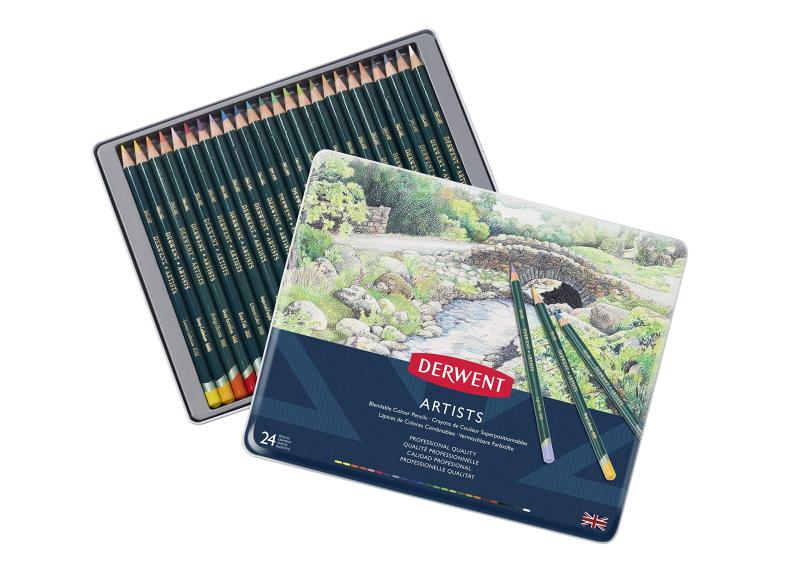 Derwent ダーウェント 色鉛筆 アーチスト カラーペンシル 24色セット 32093????????????Renound???????????????複数店舗にて販売をしておりますため、在庫データの更新が間に合わず、欠品にも関わらず、注文ができる場合がございます。その際は、キャンセルにて対応を取らせていただきます。当店はお電話のお問い合わせはお受けしておりませんので、ご了承ください。お問い合わせは、問い合わせフォームにてお願いをいたします。