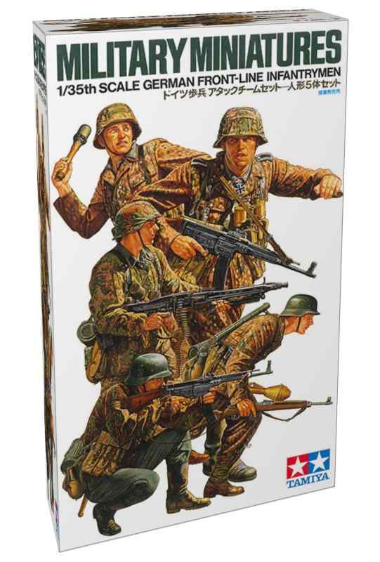 タミヤ(TAMIYA) 1/35 ミリタリーミニチュアシリーズ No.196 ドイツ陸軍 歩兵 アタックチームセット プラモデル 35196組み立て、塗装が必要なプラモデル。別途、工具、塗料等が必要。複数店舗にて販売をしておりますため、在庫データの更新が間に合わず、欠品にも関わらず、注文ができる場合がございます。その際は、キャンセルにて対応を取らせていただきます。当店はお電話のお問い合わせはお受けしておりませんので、ご了承ください。お問い合わせは、問い合わせフォームにてお願いをいたします。