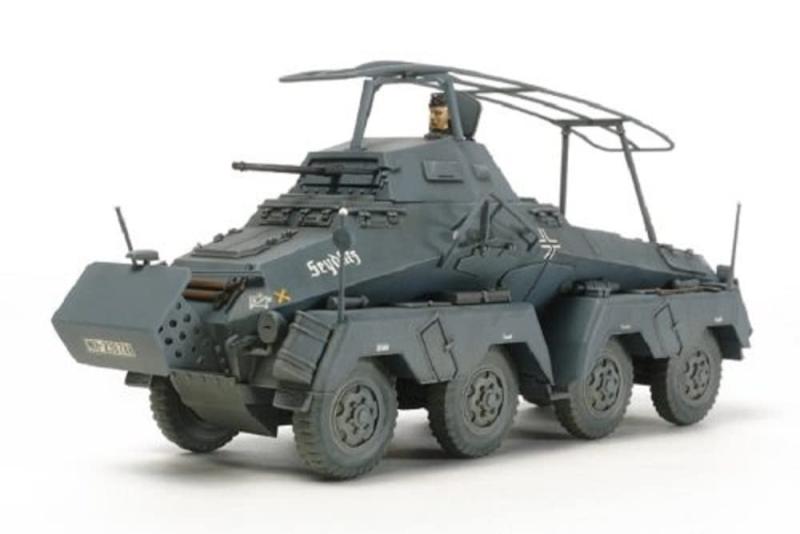 タミヤ(TAMIYA) 1/48 ミリタリーミニチュアシリーズ No.74 ドイツ陸軍 8輪装甲車 Sd.Kfz.232 プラモデル 32574