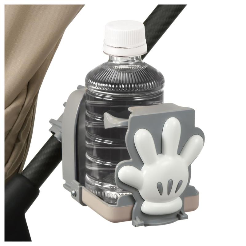 シオカゼ商店のタカラトミー ディズニー たためるドリンクホルダー グレー ミッキーマウス｜アングル2