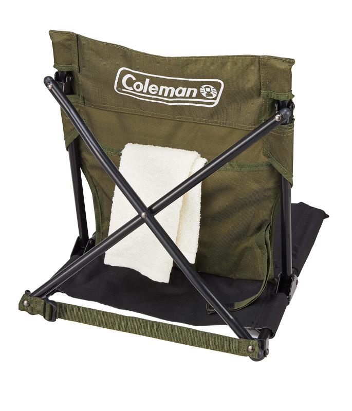 Coleman(コールマン) 椅子 コンパクトグランドチェア 折りたたみ 軽量 キャンプ アウトドア キャンプ 釣り 公園 ピクニック コンパクト 折りたたみ 収納ケース付き 座椅子 あぐら omichi-store-10508740 シオカゼ商店 サンプル画像2
