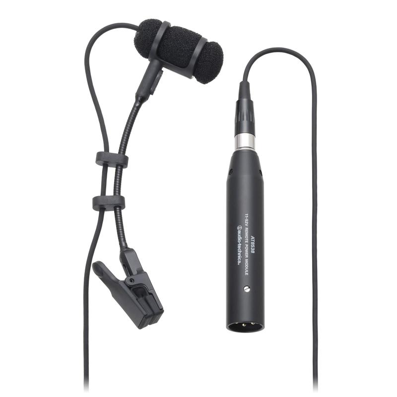 オーディオテクニカ PRO35 コンデンサーマイク XLR 金管楽器用/サックス/トランペット/楽器用マイクホルダー付属/バックエレクトレット/単一指向性 / 145dBの高耐入力 / ローカットスイッチ/ウ