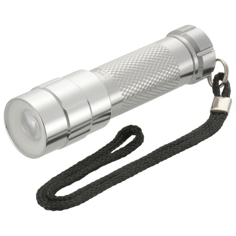 Rakuten - オーム電機 懐中電灯 防水 LEDズームライト スパークルド 60ルーメン LDA-Y3WZ-S2 08-1009 OHM