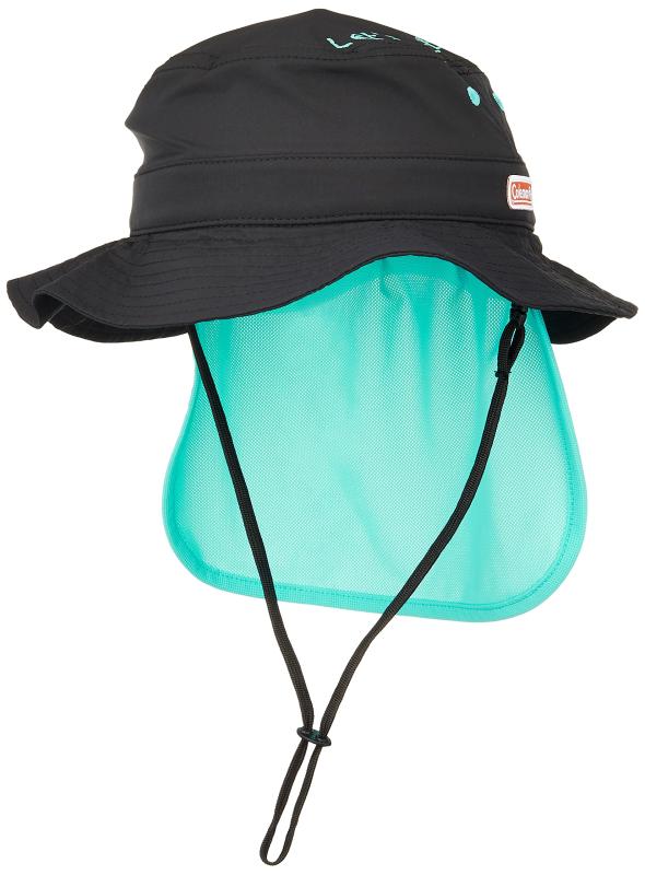 Coleman Kids アドベンチャーハット 131-0032 ブラック〈UPF50+〉 UPFとは、オーストラリア・ニュージーランドで定められた『紫外線保護指数』の略称です。UPFは数値で表示され、15以上で防御効果があり、50+が最高値です。この商品では帽子の庇部分を測定しています。一定以上の力が加わるとあごひもが外れる安全設計になっています。複数店舗にて販売をしておりますため、在庫データの更新が間に合わず、欠品にも関わらず、注文ができる場合がございます。その際は、キャンセルにて対応を取らせていただきます。当店はお電話のお問い合わせはお受けしておりませんので、ご了承ください。お問い合わせは、問い合わせフォームにてお願いをいたします。