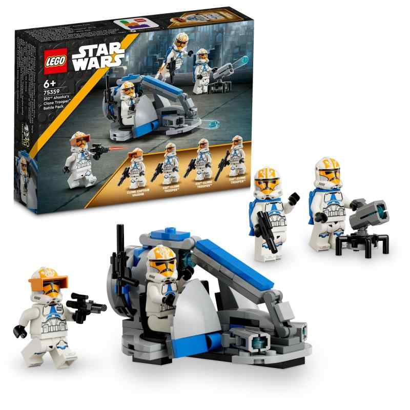 レゴ(LEGO) スター・ウォーズ アソーカの第332中隊クローン・トルーパー バトルパック おもちゃ 玩具 プレゼント 誕生日 ブロック 知育 クリスマス 男の子 女の子 子供 6歳 7歳 8歳 9歳 宇宙 7535