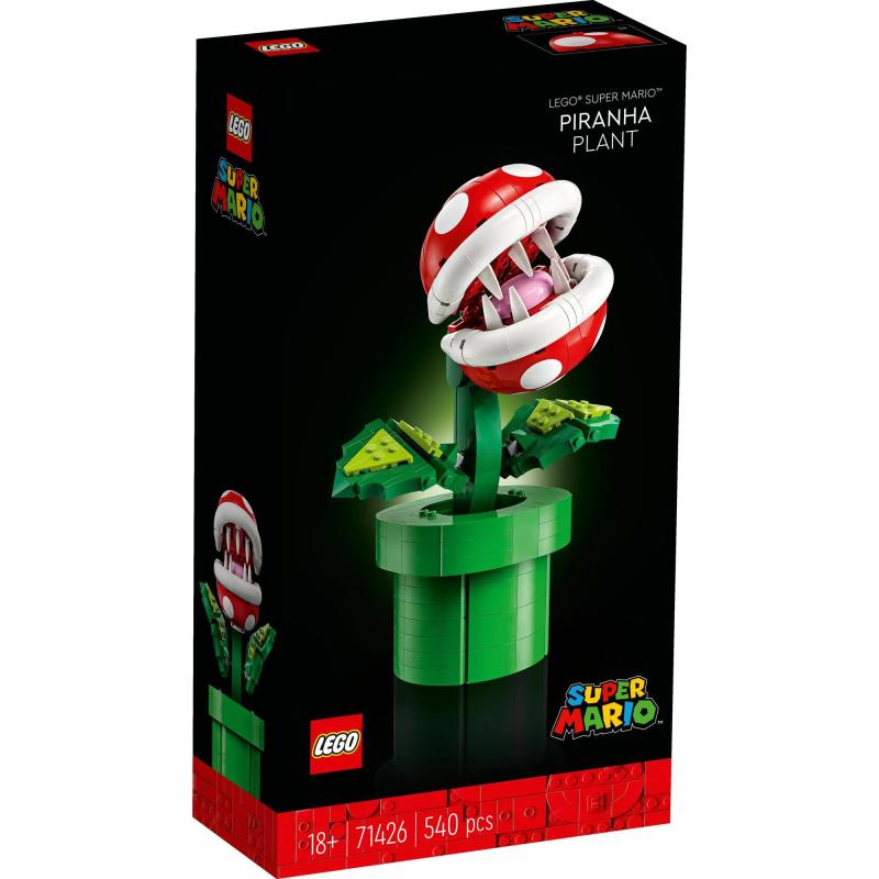 レゴ LEGO スーパーマリオ パックンフラワー 540ピース おもちゃ 玩具 ブロック 誕生日 クリスマス プレゼント 母の日 父の日 男性 女性 マリオ グッズ ゲーム 71426の商品画像 2