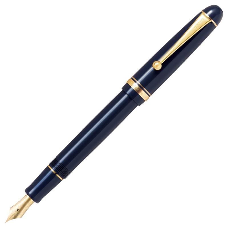 PILOT 万年筆 カスタム74 EF エキストラファイン(極細字) ダークブルー 黒 FKKN12SRDLEF ペン先14K パイロット