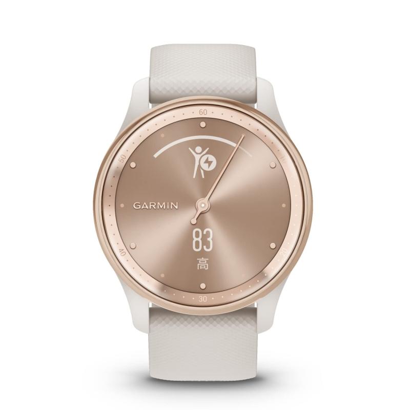 シオカゼ商店のGARMIN(ガーミン) vivomove Trend Ivory/Peach Gold｜アングル2