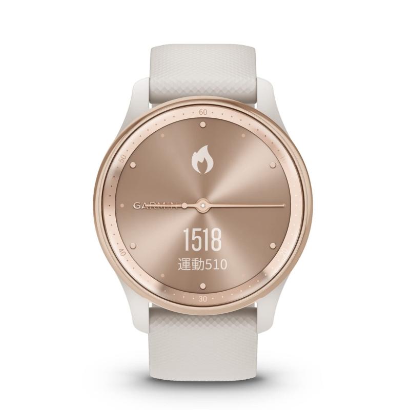 シオカゼ商店のGARMIN(ガーミン) vivomove Trend Ivory/Peach Gold｜アングル3