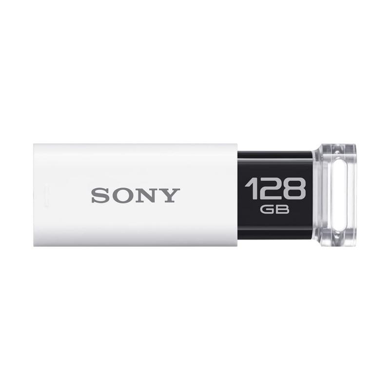 ソニー USBメモリ USB3.1 128GB ホワイト キャップレス USM128GU W