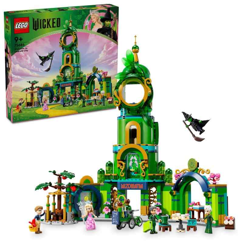 レゴ(LEGO) ウィキッド エメラルドシティへようこそ おもちゃ 玩具 誕生日 プレゼント ブロック 女の子 男の子 子供 9歳 10歳 11歳 小学生 ごっこ遊び おままごと 75684