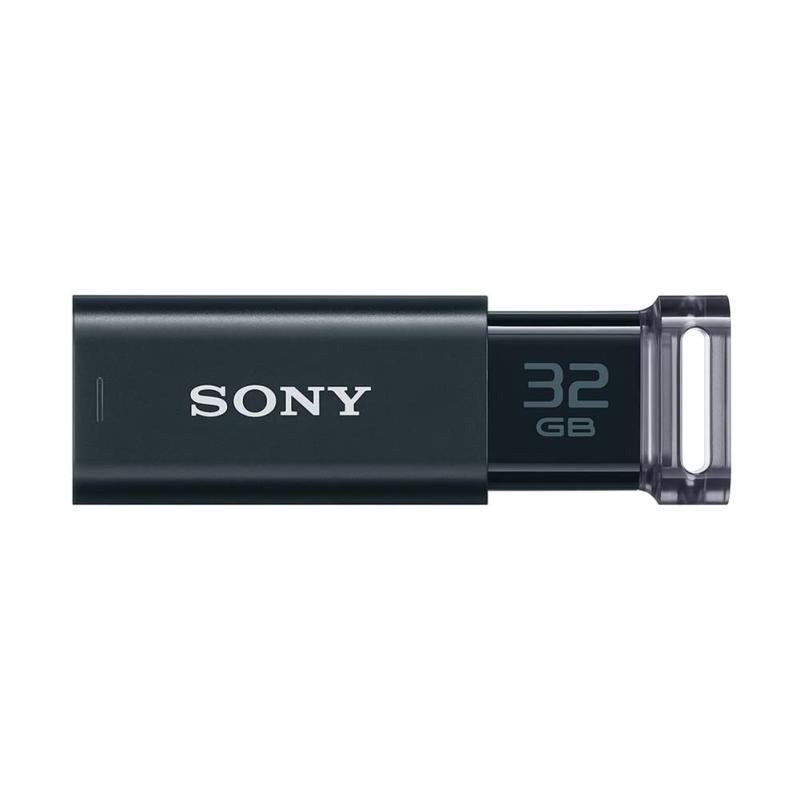 ソニー(SONY) USBメモリ USB3.1 32GB ブラック キャップレス USM32GUB