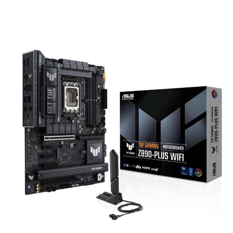 ASUS TUF GAMING Z890-PLUS WIFI intel Core Ultra Processors (series 2) 対応 LGA 1851 Z890 チップセット搭載 DDR5 ATX マザーボード/品